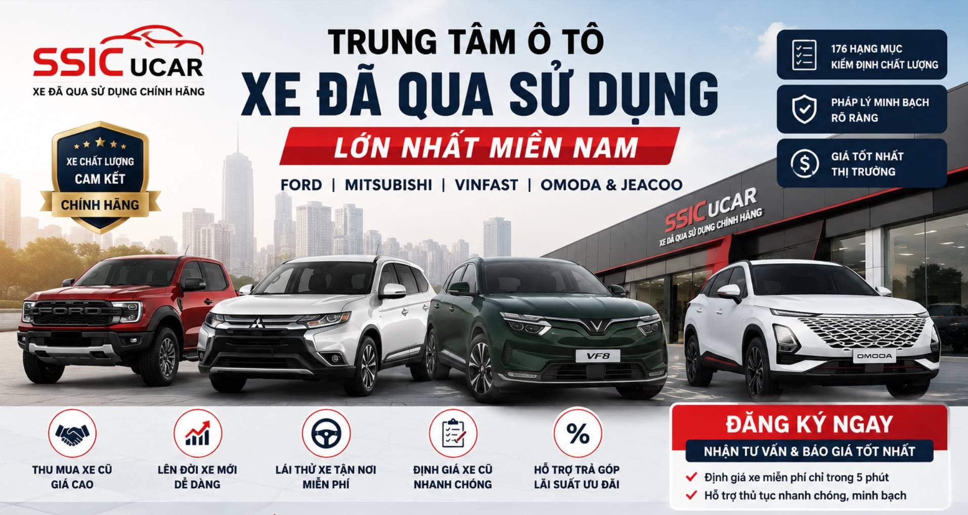 HỆ THỐNG TRUNG TÂM XE ĐÃ QUA SỬ DỤNG CHÍNH HÃNG
